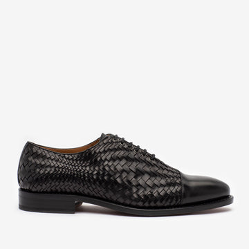 The Paris Shoe in Black Woven