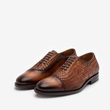 The Paris Shoe in Honey Woven