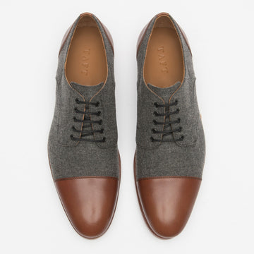 Jack Shoe Grey - Brown Top