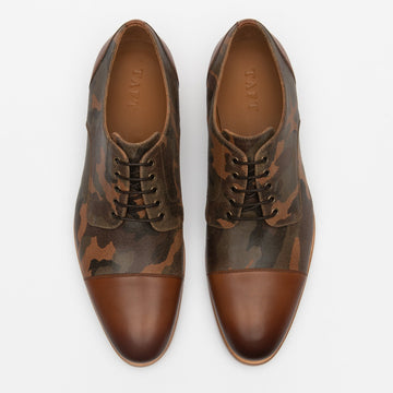 Troy Shoe in Camo top view
